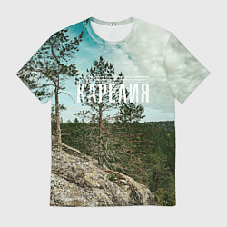 Мужская футболка Природа Карелии