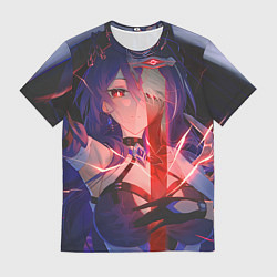 Мужская футболка Honkai Star Rail Black Swan beauty