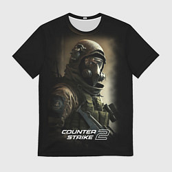 Мужская футболка Counter strike 2 спецназ