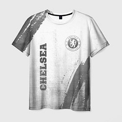 Футболка мужская Chelsea - white gradient вертикально, цвет: 3D-принт