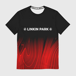 Футболка мужская Linkin Park 2024 red plasma, цвет: 3D-принт