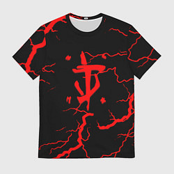 Мужская футболка Doom молнии