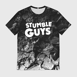 Мужская футболка Stumble Guys black graphite