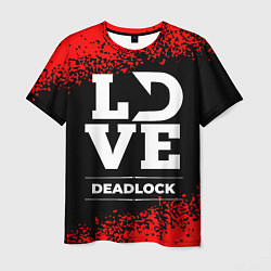 Футболка мужская Deadlock love классика, цвет: 3D-принт