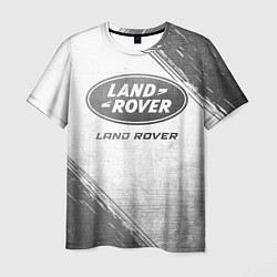 Мужская футболка Land Rover - white gradient