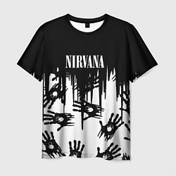 Мужская футболка Nirvana rok hand