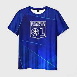 Мужская футболка Lyon blue poly