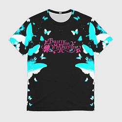 Мужская футболка Bullet for my valentine бабочки