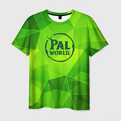 Мужская футболка Palworld green poly