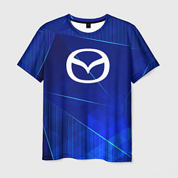 Мужская футболка Mazda blue poly