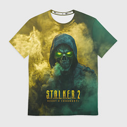 Футболка мужская Stalker 2 череп, цвет: 3D-принт