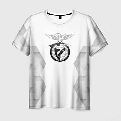 Мужская футболка Benfica white poly