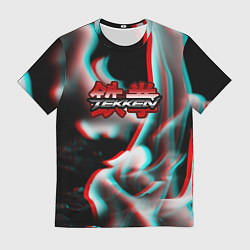 Мужская футболка Tekken fire glitch
