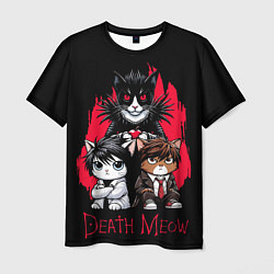 Мужская футболка Death meow cats