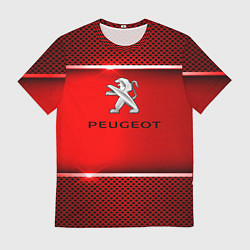 Мужская футболка Peugeot metal steel
