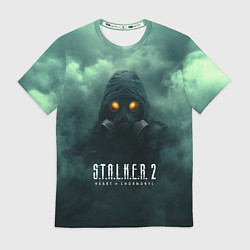 Футболка мужская Stalker в тумане, цвет: 3D-принт