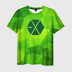 Мужская футболка Exo green poly