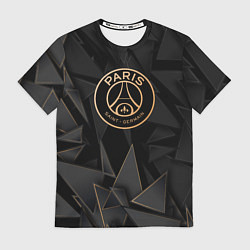 Футболка мужская PSG golden poly, цвет: 3D-принт