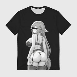 Мужская футболка Yae Miko sexy - Genshin impact