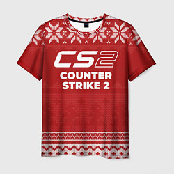 Футболка мужская Новогодний Counter Strike 2, цвет: 3D-принт
