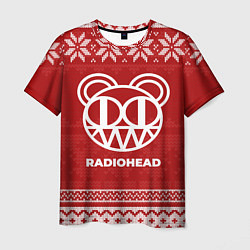 Футболка мужская Новогодний Radiohead, цвет: 3D-принт