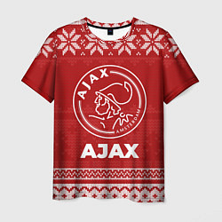 Футболка мужская Новогодний Ajax, цвет: 3D-принт