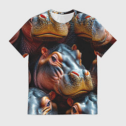 Мужская футболка Бегемоты