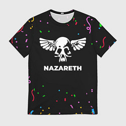 Мужская футболка Nazareth конфети