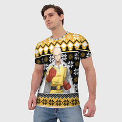 Футболка мужская One-Punch Man sweater, цвет: 3D-принт — фото 2