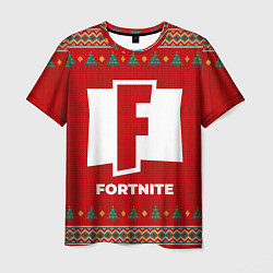 Мужская футболка Fortnite new year