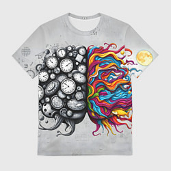 Мужская футболка Полушария мозга