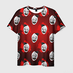 Мужская футболка Funny clown Art in blood