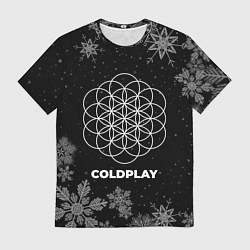 Мужская футболка Снежный Coldplay