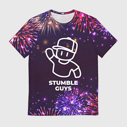 Мужская футболка Праздничный Stumble Guys