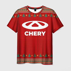 Футболка мужская Chery new year, цвет: 3D-принт