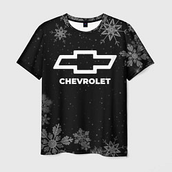 Мужская футболка Снежный Chevrolet