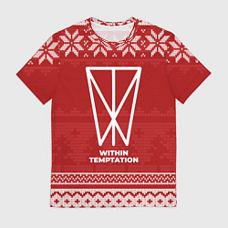 Мужская футболка Новогодний Within Temptation
