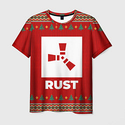 Мужская футболка Rust new year