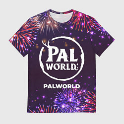 Футболка мужская Праздничный Palworld, цвет: 3D-принт