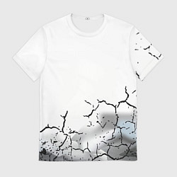 Мужская футболка Одинокий борец на просторах