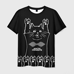 Футболка мужская Arctic Monkeys: cat rock, цвет: 3D-принт