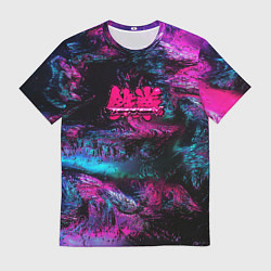 Мужская футболка Tekken neon colors