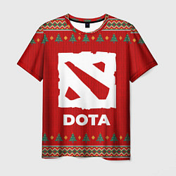 Футболка мужская Dota new year, цвет: 3D-принт