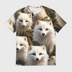 Футболка мужская Песцы, цвет: 3D-принт
