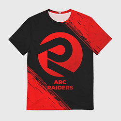 Мужская футболка ARC Raiders - red gradient