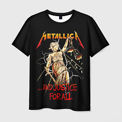 Футболка мужская Metallica justice for all, цвет: 3D-принт