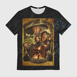 Футболка мужская The lord of the rings - the fellowship of the ring, цвет: 3D-принт