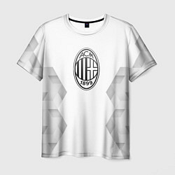 Мужская футболка AC Milan white poly