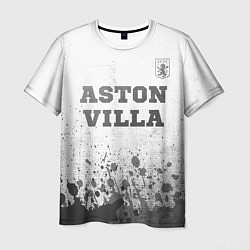 Мужская футболка Aston Villa - white gradient посередине