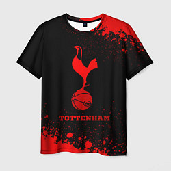 Мужская футболка Tottenham - red gradient